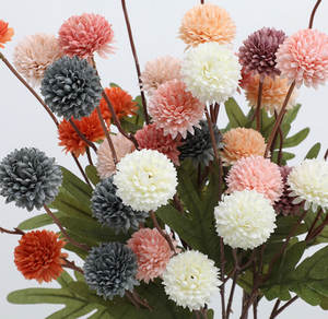 ODIS - Flores Artificiales Decorativas para Interiores, Pequeños Crisantemos de Imitación, Diente de León, Flores de Seda Kiku - Product Image 2