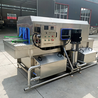 Automatische Gevogelte Krat Plastic Kip Lade Wasmachine Pallet Tote Mand Kooi Slat Wasmachine Met Goede Prijs