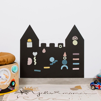 Tableau d'écriture magnétique scolaire autocollant de tableau noir autocollant mural de tableau noir pour chambres d'enfants