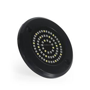 Luz LED para Piscina, Plástico, Colorida, Impermeable, Foco de Pared, IP68, RGB, Recargable, Regulable, Control Remoto, Plana - Product Image 1