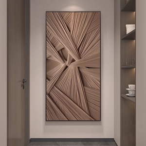 Decorazione Murale 3D Moderna di Alta Gamma, Design Astratto, Stampa Digitale su Carta, Decorazione in Cristallo <span class=keywords><strong>e</strong></span> Porcellana - Product Image 2