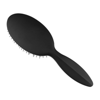 Brosse à cheveux professionnelle personnalisée démêlante en fer, à poils de sanglier, de forme ovale, pour extensions de cheveux, perruques, usage domestique et en salon