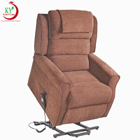 Geeksofa Chaise élévatrice électrique en tissu confortable avec massage et chauffage pour les personnes âgées et les personnes handicapées