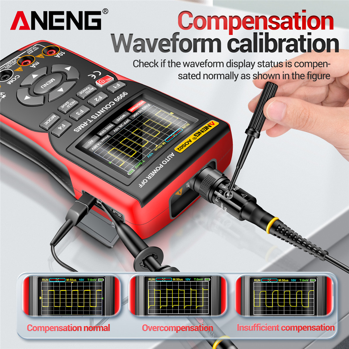 高評価2900超！OCEANSプロフ必読 ANENGAOS02プロフェッショナルデジタルオシロスコープマルチ