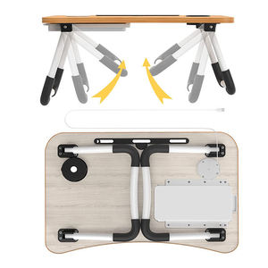 Mesa portátil plegable de madera para el hogar y la Oficina para niños, mesa de estudio con USB - Product Image 5