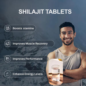 Ausreson Oem Shilajit Harstabletten Pillen Verhoogt Energiesupplement Pure Himalayan Shilajit Bruistablet - Product Image 3