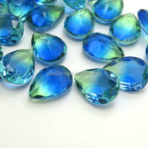 Lê Hình Dạng Dưa Hấu Tổng Hợp Loose Đá Quý Màu Tourmaline Tùy Chỉnh Đầy Màu Sắc Tinh Thể Thủy Tinh Đá Quý - Product Image 4