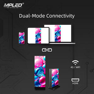 شاشة عرض <span class=keywords><strong>LED</strong></span> داخلية تجارية MPLED بدقة P1.86 وP2.5 مع اتصال 4G/واي فاي لاسلكي، شاشة <span class=keywords><strong>LED</strong></span> متنقلة عالية الجودة للإعلانات - Product Image 2