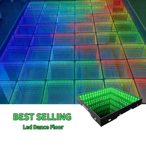พื้นเต้นรำอินฟินิตี้กลางแจ้ง กวางตุ้ง พื้นเต้นรำแม่เหล็ก LED 3 มิติ สำหรับงานแต่งงาน - Product Image 1