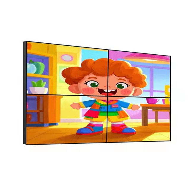 Professional 4K IPS LCD Video Wall with Anti-Fingerprint Coating HDMI 2.1 Wall/Floor Mount for Commercial Use (46/49/55/65 Inch)