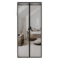 Rideaux de porte anti-moustiques personnalisés pour l'été, pour empêcher les moustiques, panneaux de porte magnétiques pour la maison