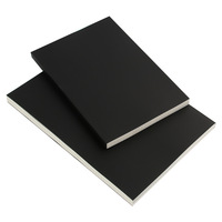 Papier épais uni sans doublure A5 B5 taille 256 pièces Page carnet de croquis couverture noire Journal pour étudiants bloc-notes