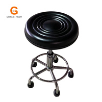 Chaises de pêche pivotantes de luxe, tabourets de bar, vente en gros, tabouret d'appoint en acrylique pour enfants avec roulettes