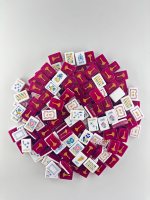 Juego de Fichas de Mahjong Americano de Alta Calidad para 4 Jugadores, Diseño Moderno y Lujoso, Portátil, Construcción en Acrílico y Madera, Entretenimiento