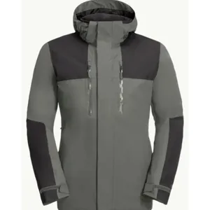Ropa de hombre personalizada de alta calidad, chaqueta de invierno, chaqueta impermeable, chaqueta rígida