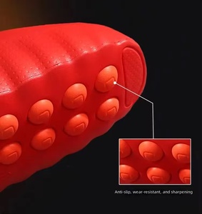 Cream EVA Indoor Slippers Closed Toe Breathable Mesh Lining All Seasons Home Wear - Product Image 2