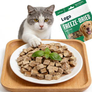 Toptan Yüksek Kaliteli Dondurarak Kurutulmuş Sığır Karaciğer Granülleri Evcil Hayvan Maması Kediler ve Köpekler İçin Atıştırmalıklar Dondurarak Kurutulmuş Sığır Karaciğer Küpleri - Product Image 1