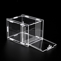 Vitrines Acrylique Reptile Enclos Cage Boîte Acrylique Araignée Enclos pour Tarantule