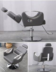 Sillón Reclinable Hidráulico de Cuero Negro Moderno de China, Material de PU con Construcción Metálica para Salón de Belleza, Peluquería, en Oferta - Product Image 6