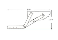 Escalier double en alliage d'aluminium argenté pour camping-car, avec éclairage LED, pliable manuellement, étanche, durable, capacité de charge de 200 kg, 3-4 accessoires