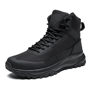 DF022 AS33 Tactical Hiking <b>Boots</b> <b>Waterproof</b> Outdoor <b>Boots</b> <b>Lightweight</b> Sole All Seasons Black Brown Khaki For Trekking Training - Product Image 1
