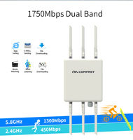 Point d'accès Wi-Fi extérieur haute puissance CF-WA900 V2 double bande jusqu'à 1750 Mbps, best-seller Comfast 2020