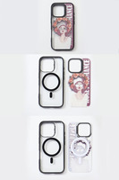 Nouveau Design N52 coque peinte magnétique couvertures arrière interchangeables photos personnalisées coque de téléphone pour Samsung iPhone série