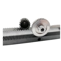 Sumber pabrik pabrik M1.25 baja tahan karat CNC M1 M2 M5 rak gigi spiral Lurus