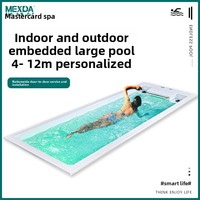 Bain à remous en acrylique pour extérieur, idéal pour cour et villa, avec fonctions de massage intelligentes et de température constante