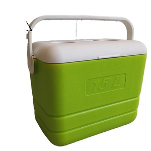 Eco-friendly styrofoam cooler box 15L ice cooler chest with cup holder