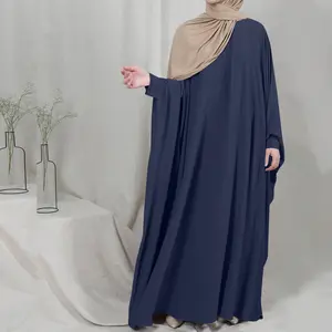 2022 helen new design front open kaftan abaya long dress for eid mubarak muslim prom embroidery dresses