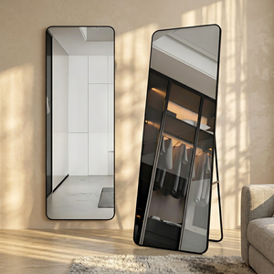 Specchio da Trucco Arcuato Retro Moderno, da Terra e Parete – Specchio per Cosmetici - Product Image 6