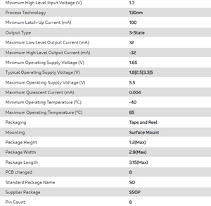 SN74LVC2T45DCTR chip IC original - Product Image 5
