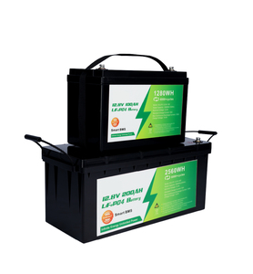 Paquete de Baterías LiFePO4 OEM de <span class=keywords><strong>24V</strong></span> 100Ah, 25.6V 100AH de Ciclo Profundo con Monitoreo por Aplicación Móvil para Vehículos Eléctricos y Paneles Solares - Product Image 1