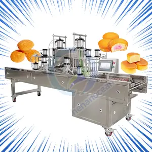 Facile funzionamento ad alta capacità automatico tazza torta macchina depositante macchine alimentari per piccole industrie