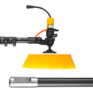 Tige télescopique extensible en fibre de <span class=keywords><strong>carbone</strong></span> de 12m, outil de nettoyage de poteau de lavage de fenêtre alimenté en eau - Product Image 4