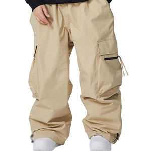Pantalones de esquí impermeables y transpirables con cintura ajustable para deportes de nieve y clima frío - Product Image 1