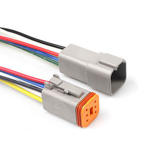 Deutsch डीटी 8 पिन 2/<span class=keywords><strong>3</strong></span>/4/6/8 पिन निविड़ अंधकार महिला और पुरुष डीटी तार दोहन मोटर वाहन कनेक्टर्स Dt06-8s - Product Image 6