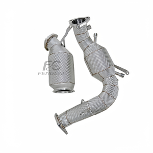 Convertitore Catalitico Sportivo ad Alto Flusso per <span class=keywords><strong>Porsche</strong></span> <span class=keywords><strong>MACAN</strong></span> 2.0T con OPF GPF 2019-2024 in Acciaio Inox 304 con Downpipe Isolato Senza Guasti al Motore - Product Image 2