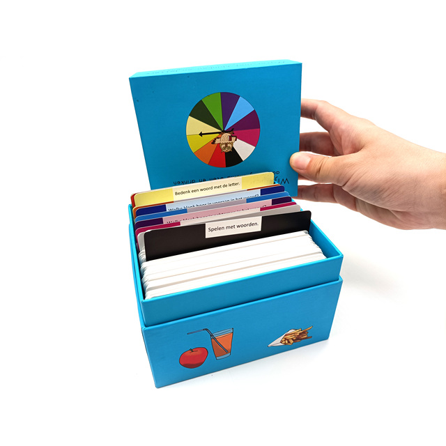 Custom Eco-Friendly Individual Designs Printing Demand Kids Educational Paper Flash Cards Tool for School Cognitive Development