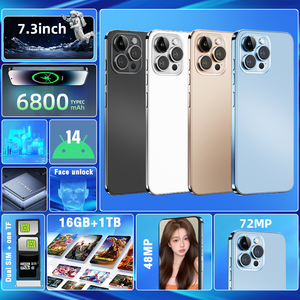 2025 all'ingrosso Logo personalizzato 6.5 pollici Android 13.0 I16promax Smartphone globale 5G Mobile Quad Core CPU LTE cellulare Dual Sim Card - Product Image 4