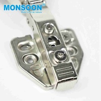 Charnières hydrauliques automatiques en acier inoxydable à installation facile, bisagras rectas 35 mm, fermeture douce 3D, pour hôpital, extérieur
