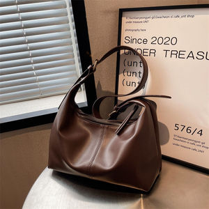 Bolsos de mujer, bolso cruzado de cuero suave Vintage, bolso de hombro para mujer para exteriores, bolsos de uso diario de gran capacidad a la moda para mujer, bolso de mano - Product Image 1