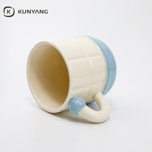 Mug en céramique avec visage amusant en relief, résistant aux hautes températures, design de dessin animé, mug cadeau créatif, tasse en céramique - Product Image 3