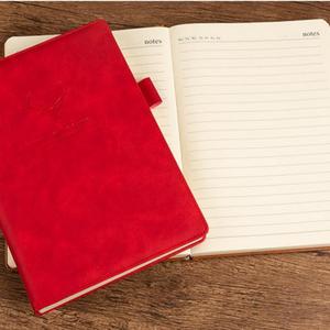 Premium A5 PU Leather Notebook Skin Touch Hardcover Luxury Diary Agenda Journal Business Multi-color Notebook and Pen <b>Holder</b> - Product Image 4