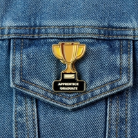Badges de récompense personnalisés en métal avec logo, badges de trophée en alliage de zinc émaillé pour cadeaux promotionnels d'entreprise