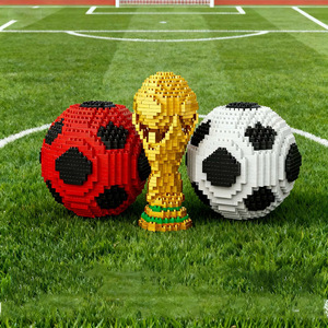Set di Blocchi da Costruzione di Alta Qualità, Trofeo di Calcio 2026, Modello di Coppa, Micro Mattoncini, Giocattolo Fai-da-Te, Decorazione per Casa, Regalo per Tifosi - Product Image 5