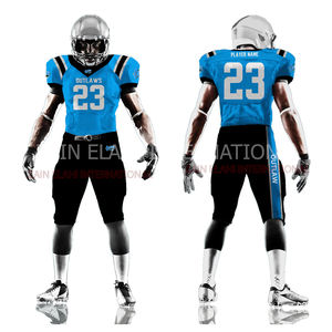 Conception attrayante vos propres maillots uniformes de maillot de football américain sur mesure pour adultes - Product Image 5