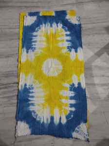 Premium Cotton Tye Dye Printed Waffle <b>Towel</b> Handwoven Cotton Kitchen <b>Towels</b> Multicolour Earth tone <b>Stripes</b> Wholesale Price - Product Image 5