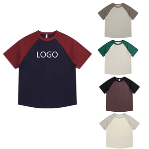 High Quality Woven Screen Print 100% Cotton Heavyweight Oversized Streetwear Ringer Custom Anti-Pilling Men T-Shirt - Product Image 3